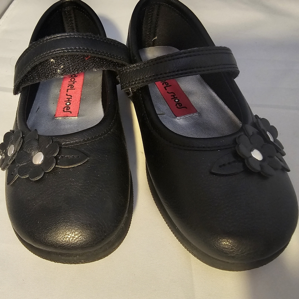Rachel's Shoes Girls' Mary Jane Black Dress Shoes Size 11 Girls' - Picture 5 of 9